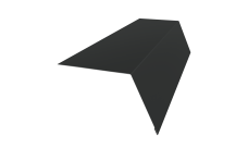 Планка карнизная широкая 100х85 Grand Line 0,5 Сатин матовый RAL 7016 антрацитово-серый (2м)