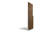 Планка приемная оконная Grand Line 0,45 Print Premium Pine Wood Fresh (3м)