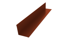Угол внутренний 70х70 0,45 Drap ST RAL 8004 терракота (2м)