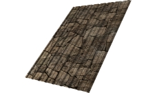 Профнастил С10B Grand Line 0,45 Принт Элит Королевский камень TwinColor