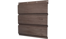 Софит металлический Классик v01 Grand Line без перфорации 0,45 Print Elite с пленкой White Wood TwinColor