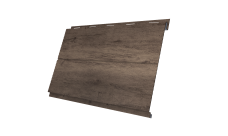 Софит металлический Вертикаль 0,2 line Grand Line 0,45 Print Premium с пленкой Almond Wood Fresh