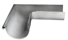 Угол желоба внешний Grand Line ZN 90гр 125мм Zn цинк