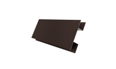 Планка H-образная Экобрус 0,5 PurLite Matt RR 32 темно-коричневый (3м)