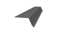 Планка капельник 100х55 0,5 Satin с пленкой RAL 7004 сигнальный серый (2м)