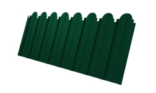 Профнастил C10A фигурный Grand Line 0,5 PE RAL 6005 зеленый мох