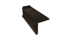 Планка торцевая сегментная 30мм Левая 0,45 Drap-double TX RR 32 темно-коричневый