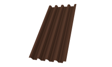 Профнастил Н75R 0,5 PE lite RAL 8017 шоколад