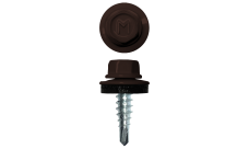 Саморез по металлу Daxmer 4,8х19 RAL 8017 (250) сверло №2