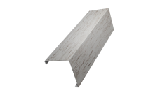 Декоративная накладка на столб универсальная угловая 62х55 для забора жалюзи 0,45 Print Elite Snow Wood TwinColor (2,5м)