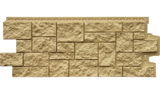 Фасадная панель Grand Line Дикий камень Classic песочный