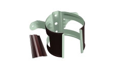 Кронштейн трубы на дерево Grand Line ПЭ 100мм RAL 8017 шоколад