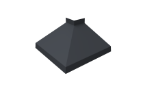 Угол отлива внешний 150 0,45 Drap ST с пленкой RAL 7024 мокрый асфальт