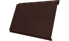 Вертикаль 0,2 line Grand Line 0,5 Atlas X с пленкой RAL 8017 шоколад