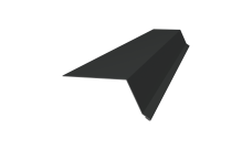 Планка капельник 100х55 0,5 Satin с пленкой RAL 7016 антрацитово-серый (2м)