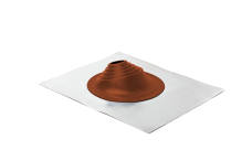 Проходной элемент MF угловой №1 (75-200мм) +185 EPDM (металлический неокрашенный фланец) терракот