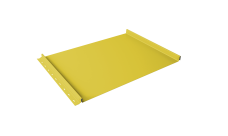 Кликфальц Grand Line 0,45 PE с пленкой на замках RAL 1018 цинково-желтый