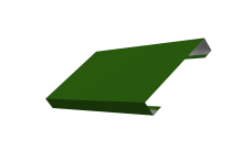 Ламель лицевая 125 забора жалюзи Texas 0,45 PE RAL 6002 лиственно-зеленый