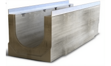 Лоток водоотводный бетонный Aquastok Optima 200 № 12 (Н-365/370) (2220112)