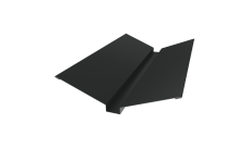 Планка ендовы верхней 115х30х115 0,5 Satin Matt TX RAL 7016 антрацитово-серый (2м)