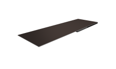 Планка финишная 48х25 Grand Line 0,5 Velur X RR 32 темно-коричневый (2м)