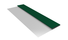 Планка стартовая Блок-Хаус новый Grand Line 0,45 Drap ТХ RAL 6005 зеленый мох (2м)