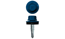 Саморез по металлу Daxmer 4,8х19 (400шт) сверло №2 RAL 5005