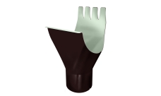 Воронка Grand Line ПЭ 150/100мм RAL 8017 шоколад