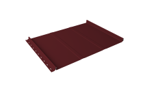 Кликфальц Line Grand Line 0,45 Drap ST с пленкой на замках RAL 3005 красное вино