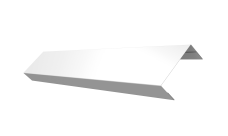 Ламель обратная 50 забора жалюзи Texas 0,45 Drap TX RAL 9003 сигнальный белый