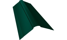 Планка конька фигурного 150х150 Grand Line 0,5 Сатин матовый RAL 6005 зеленый мох (2м)