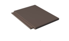Рядная черепица Braas Тегалит темно-коричневый