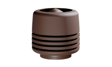 Колпак Docke Premium для вентиляционного выхода изолированного 125 светло-коричневый