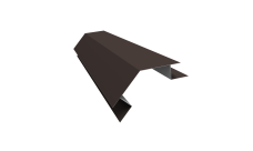 Планка угла внешнего сложного 135 градусов Блок-Хаус new Grand Line 0,5 PurPro Matt 275 RR 32 темно-коричневый (2м)