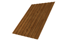 Профнастил С10A Grand Line 0,45 Print Elite Golden Wood TwinColor