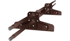 Снегозадержатель Стандарт Т4 d 25 RAL 8017 (1м)