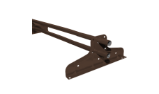 Снегозадержатель Стандарт Т4 d 25 RAL 8017 (1м)