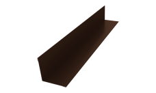 Угол внутренний 70х70 0,5 PurLite Matt RAL 8017 шоколад (2м)