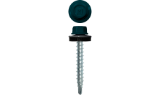 Саморез кровельный Daxmer 4,8х35 RAL 5020 (250) сверло №1