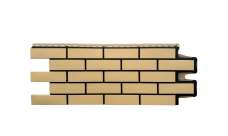 Фасадная панель Grand Line Клинкерный кирпич Design песочный со швом RAL 9005