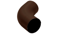 Колено 60 град Grand Line PU матовый 90 мм RAL 8017 шоколад