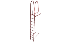 Лестница стеновая Grand Line RAL 3011 2,76м