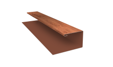 Планка П-образная Экобрус Grand Line 0,45 Print Premium Rowan Wood Intense FTC (2м)