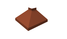 Угол отлива внешний 150 0,5 Satin Matt с пленкой RAL 8004 терракота