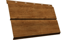 ЭкоБрус новый 3D Grand Line 0,45 Принт Элит Золотой дуб TwinColor