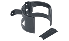 Кронштейн трубы на дерево 100 мм матовый RAL 7024