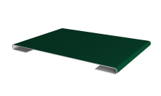 Планка стыковочная 0,45 Drap RAL 6005 зеленый мох (2м)