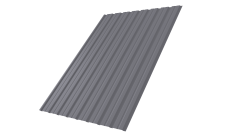 Профнастил С10B Grand Line 0,7 PE RAL 7004 сигнальный серый