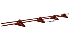 Снегозадержатель NEW трубчатый Grand Line RAL 3009 3м