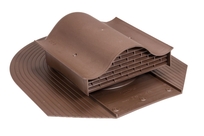 Вентиль кровельный Vilpe Huopa/slate KTV коричневый